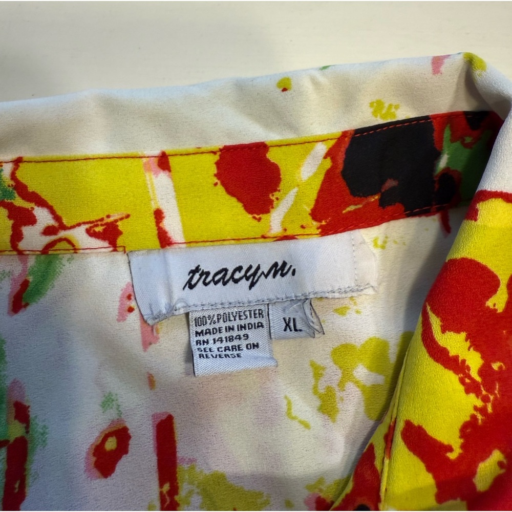 Tracy M Multicolor Abstract Jacket - Picture 5 of 5